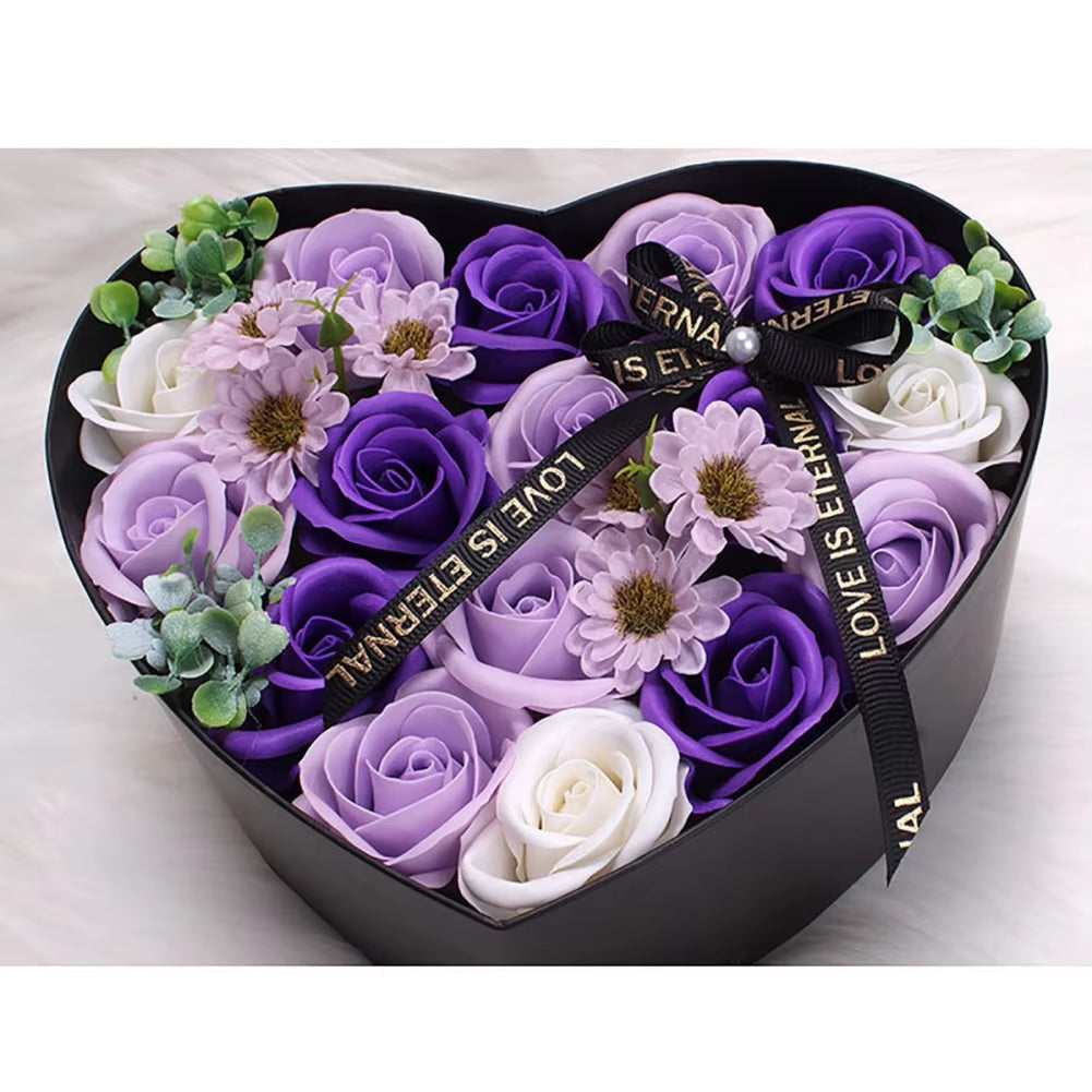 Heart-Shaped Rose Gift Box