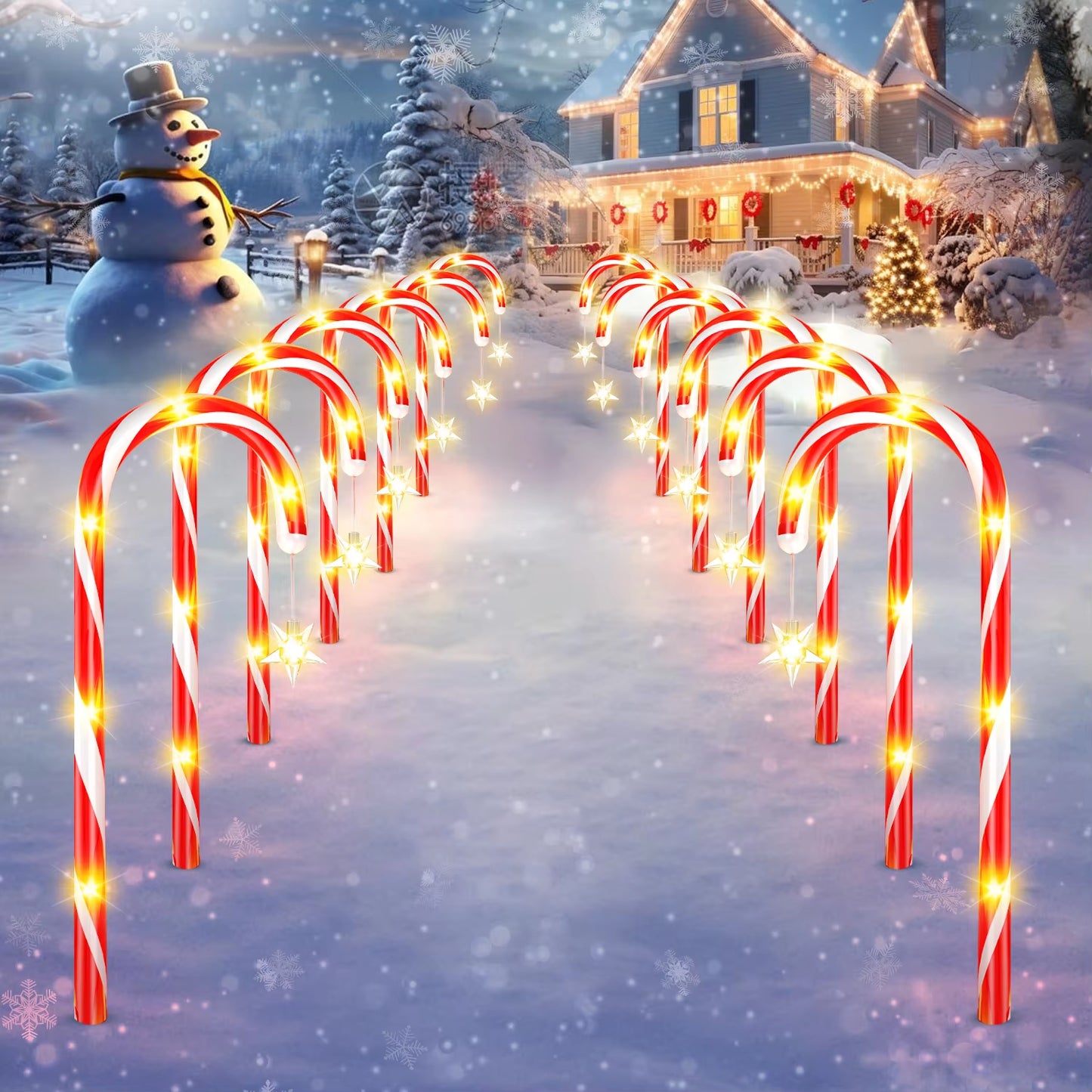 Candy Cane Christmas Decorations