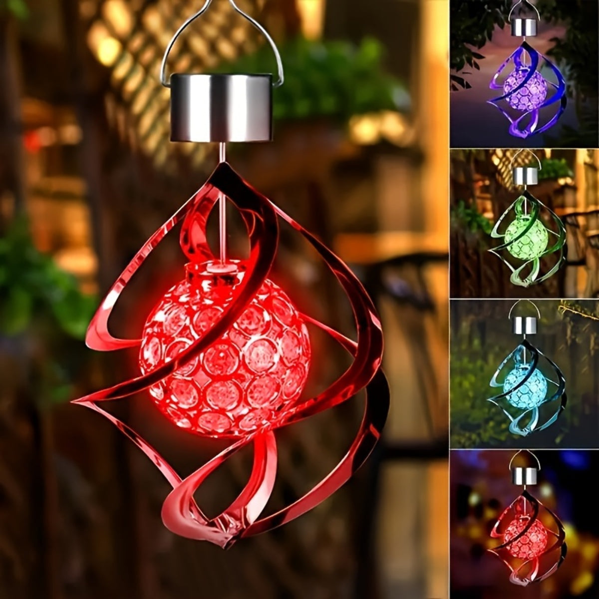 Solar-Powered Wind Chime