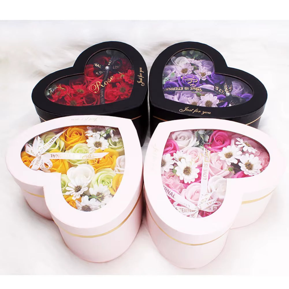 Heart-Shaped Rose Gift Box