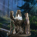 Triple Goddess Candle Holder Figurine