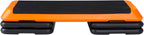 43'' Exercise Aerobic Step Platform, Adjustable Fitness Stepper with 4 Stackable Risers, Aerobics Stepper Workout Stepper for Home Gym Cardio Strength & Training