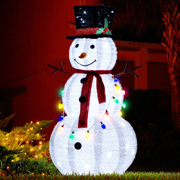 Lighted Snowman