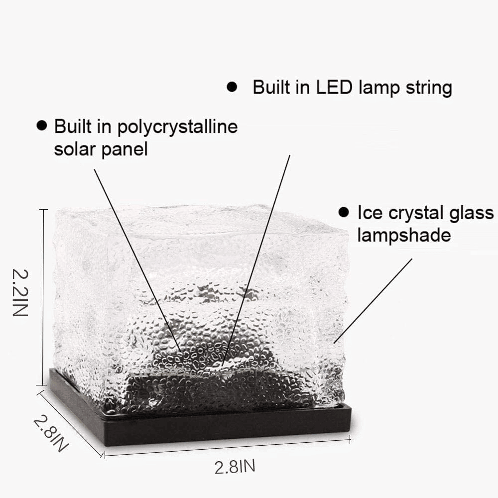 Solar Ice Cube Lights