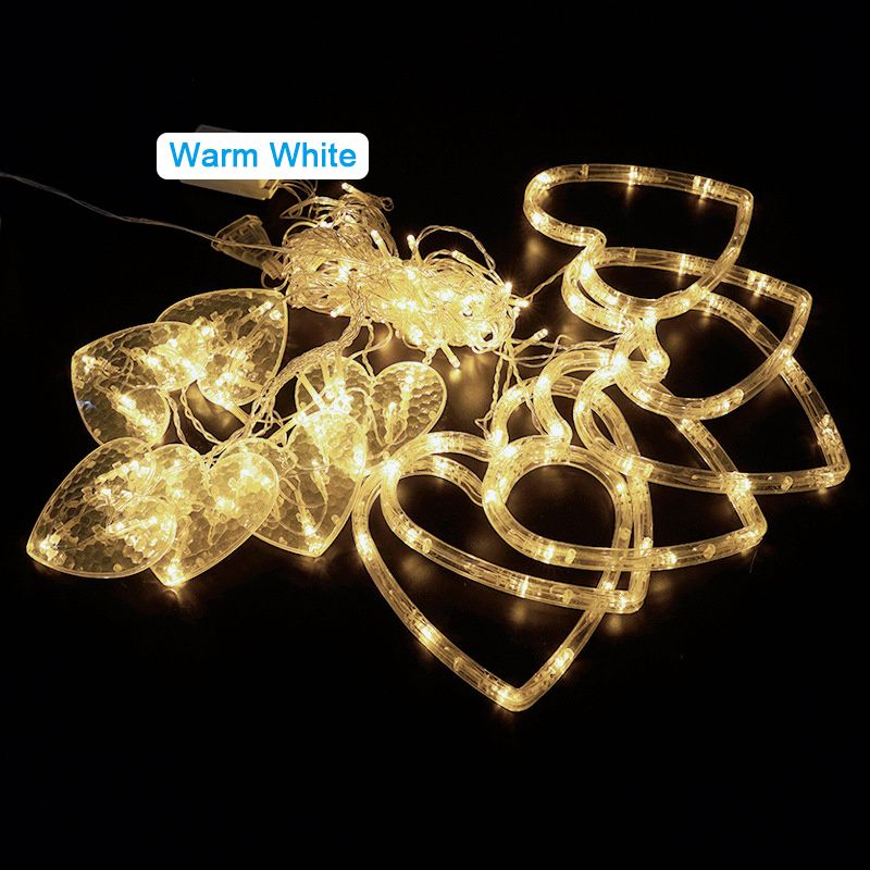 Heart-Shaped String Lights