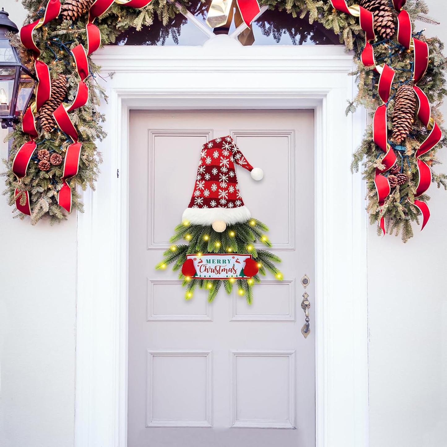 Gnome Christmas Wreath