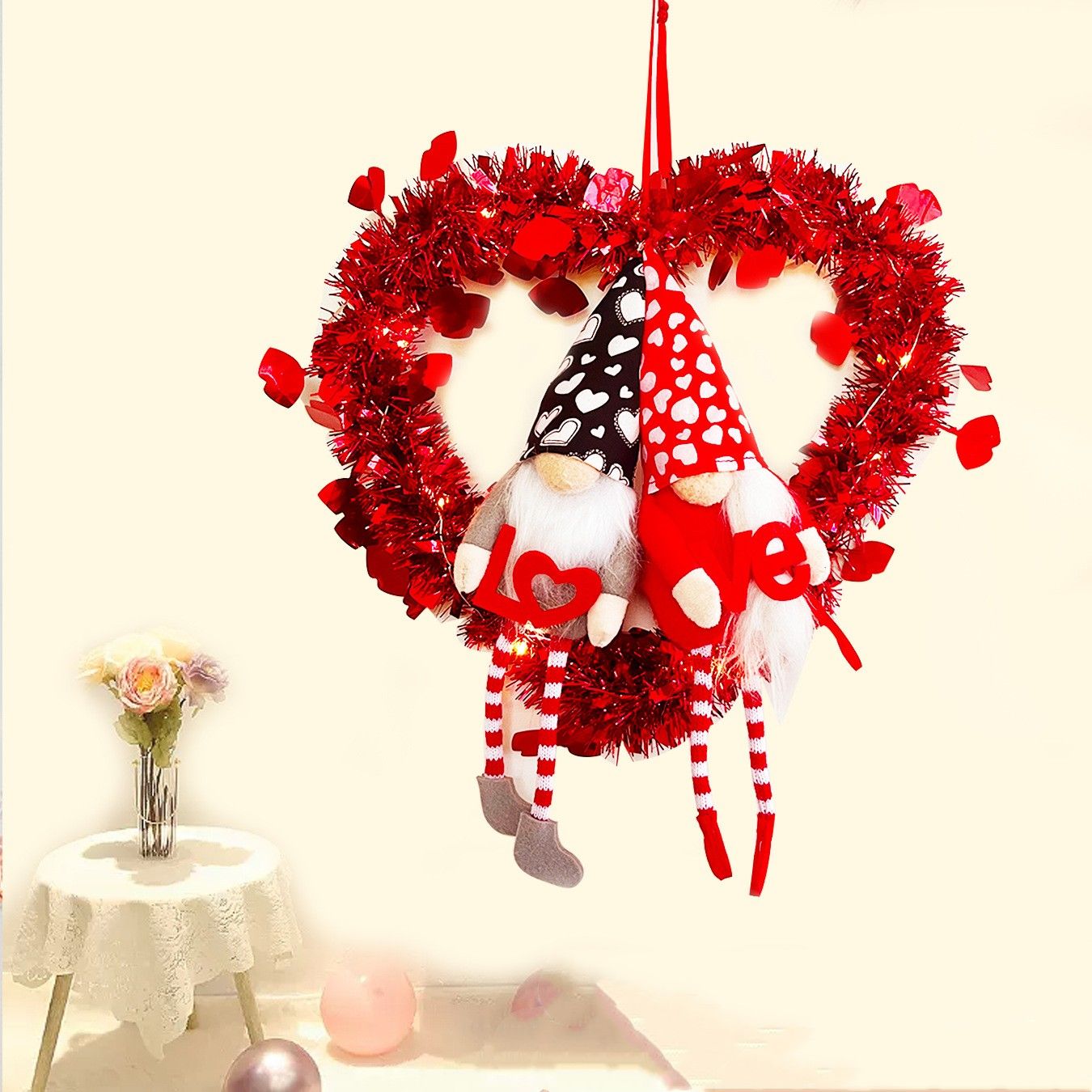 Valentine's Day Doll Garland