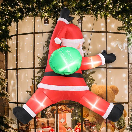 Inflatable Hanging Santa Claus