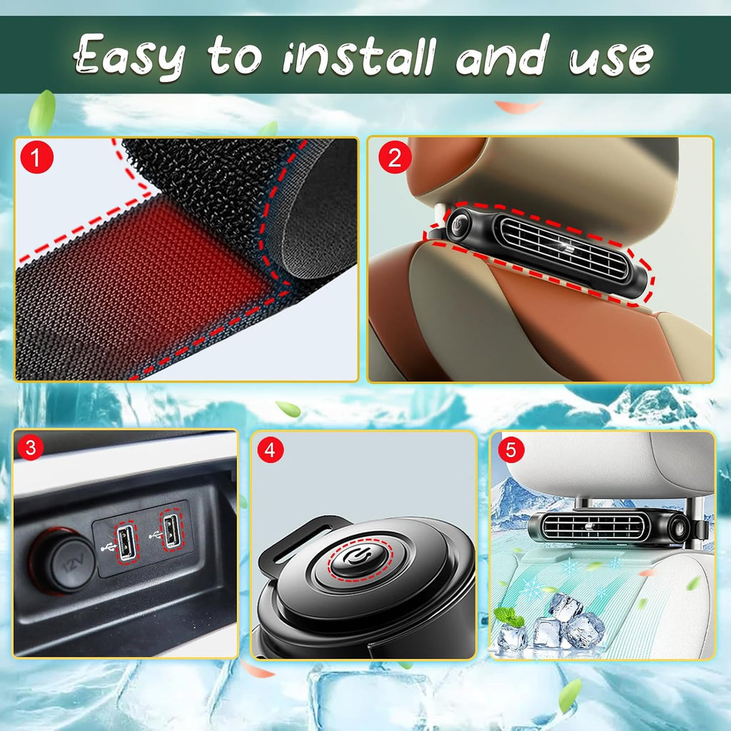 Portable Car Seat Fan