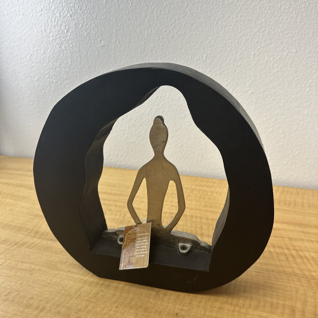 Decorative Handmade Meditating Yoga Lady Figurine