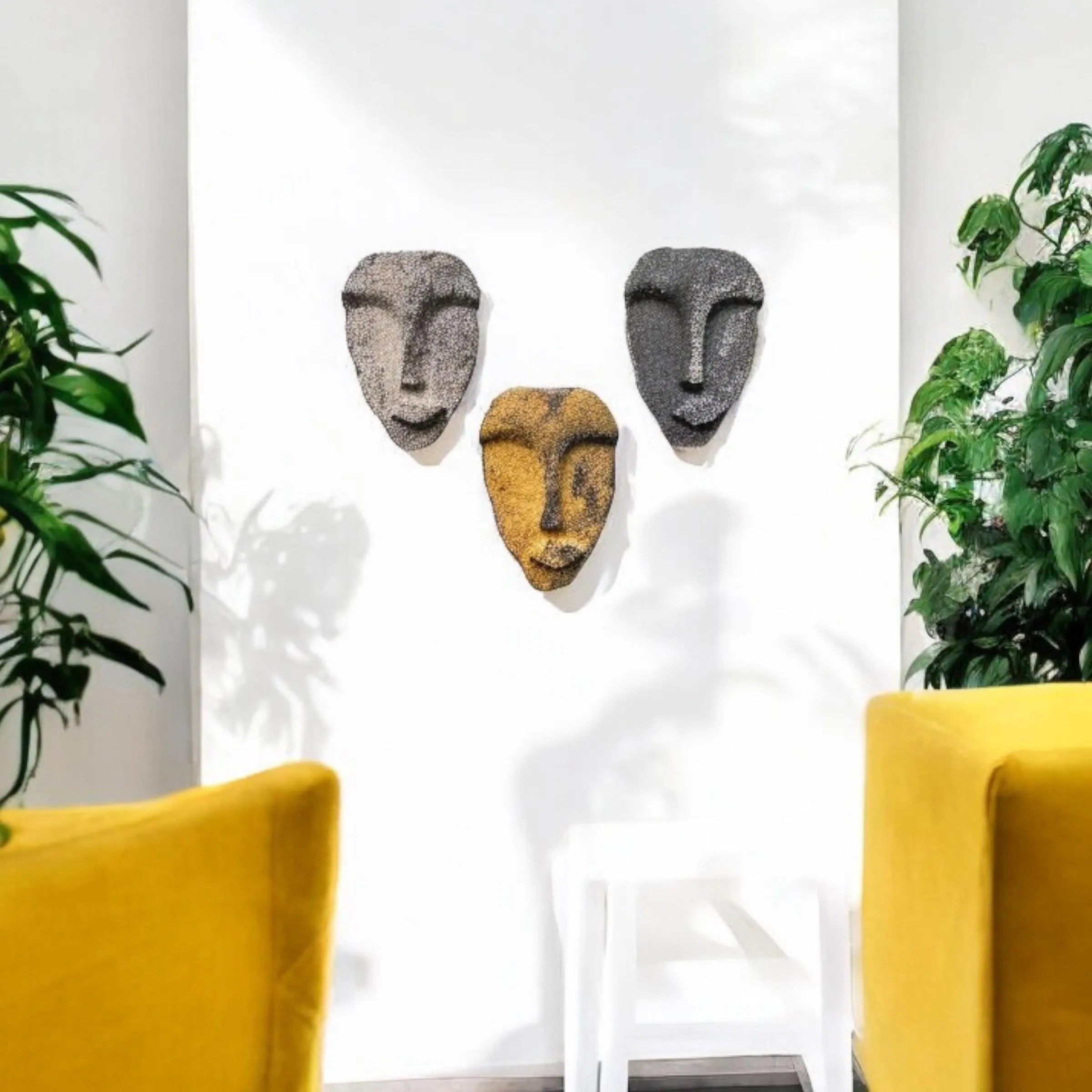 3-Piece Decorative Wall Mask Set