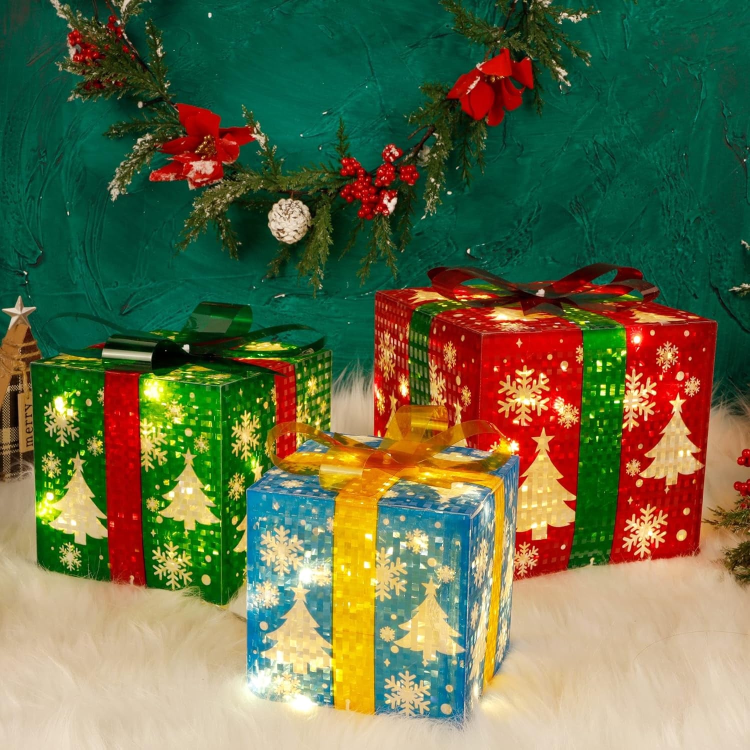 Lighted Gift Boxes 