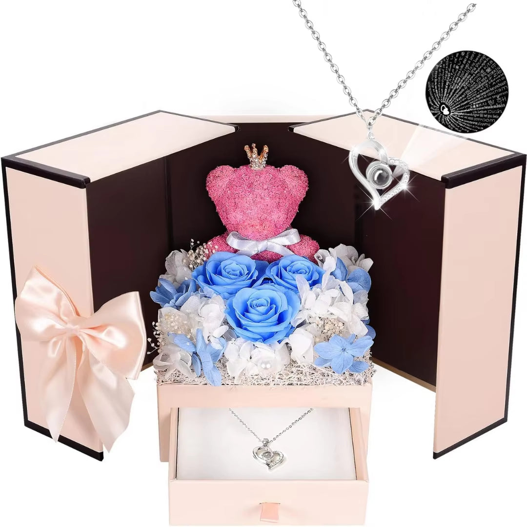 The Rose Bear Gift Box 