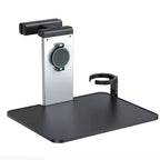 Foldable Car Back Seat Tray Table – Laptop Desk & Vehicle Headrest Bracket Workstation with Cup Holder & Magnetic Phone Mount – Portable Passenger Dining, Writing & Working Car Desk