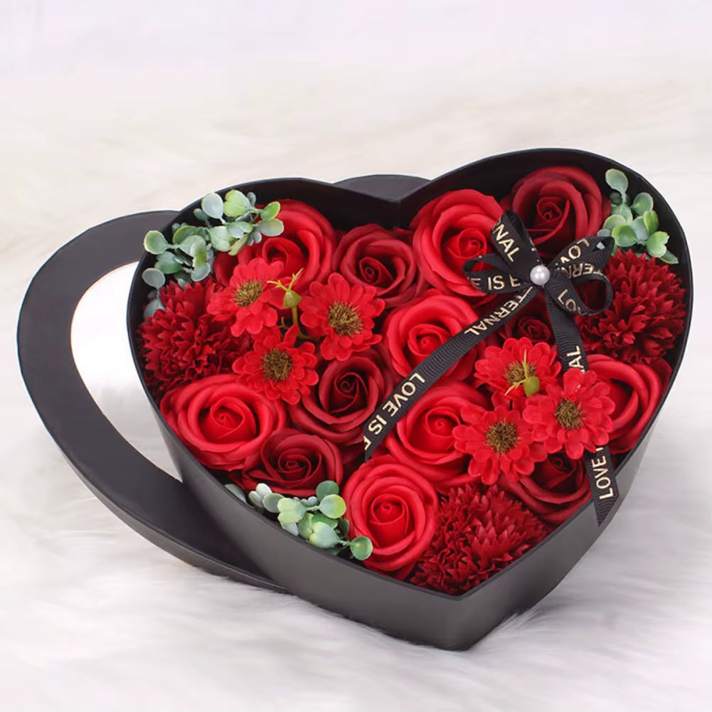 Heart-Shaped Rose Gift Box