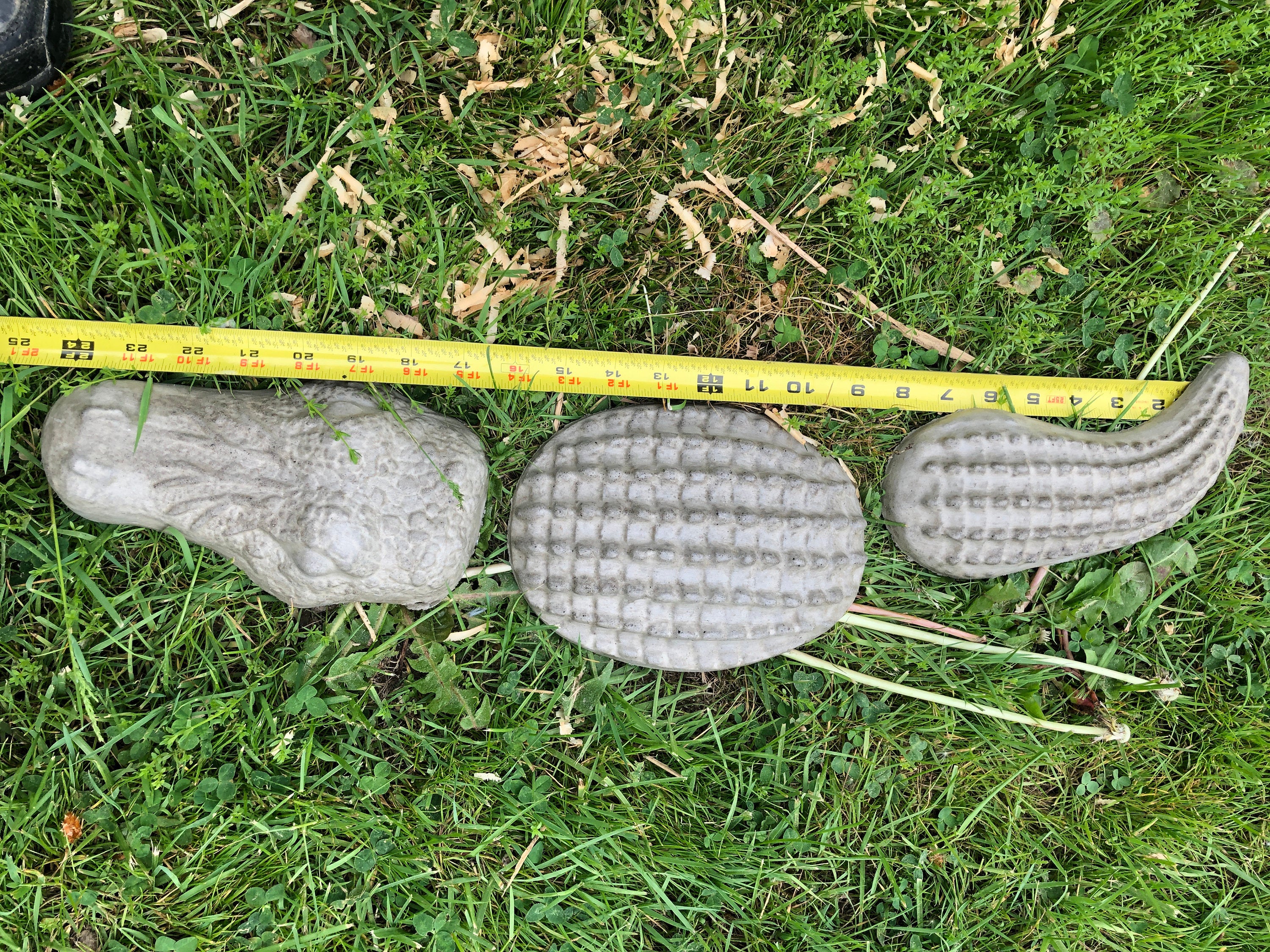 Concrete Alligator Statue