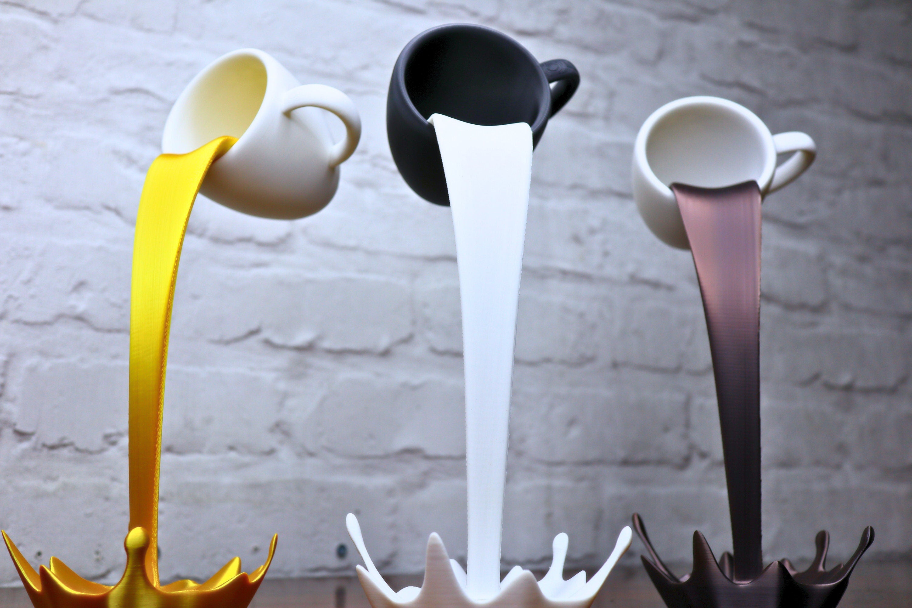 Gravity-Defying Liquid Sculpture