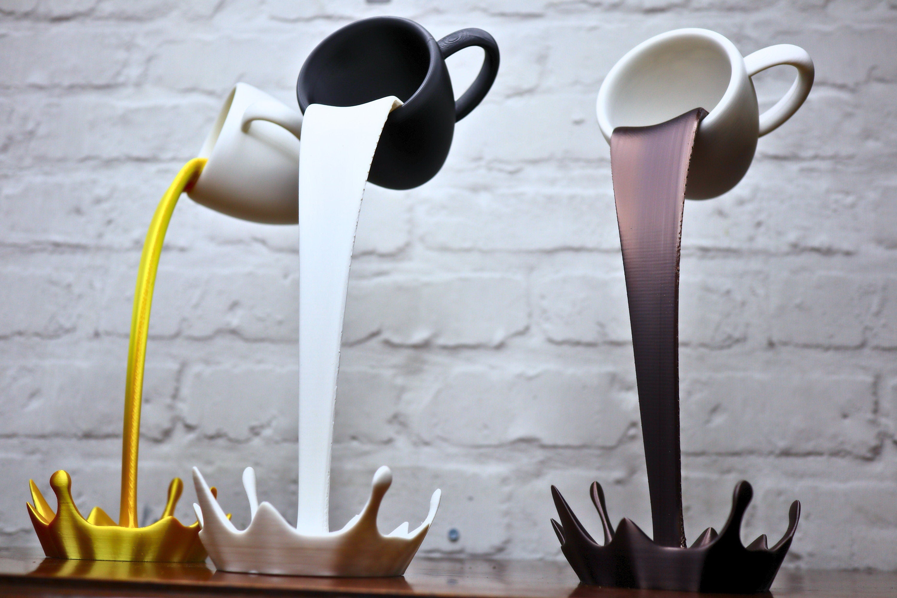 Gravity-Defying Liquid Sculpture