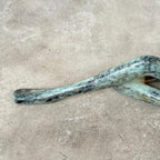 Stretching Lady Bronze Sculpture