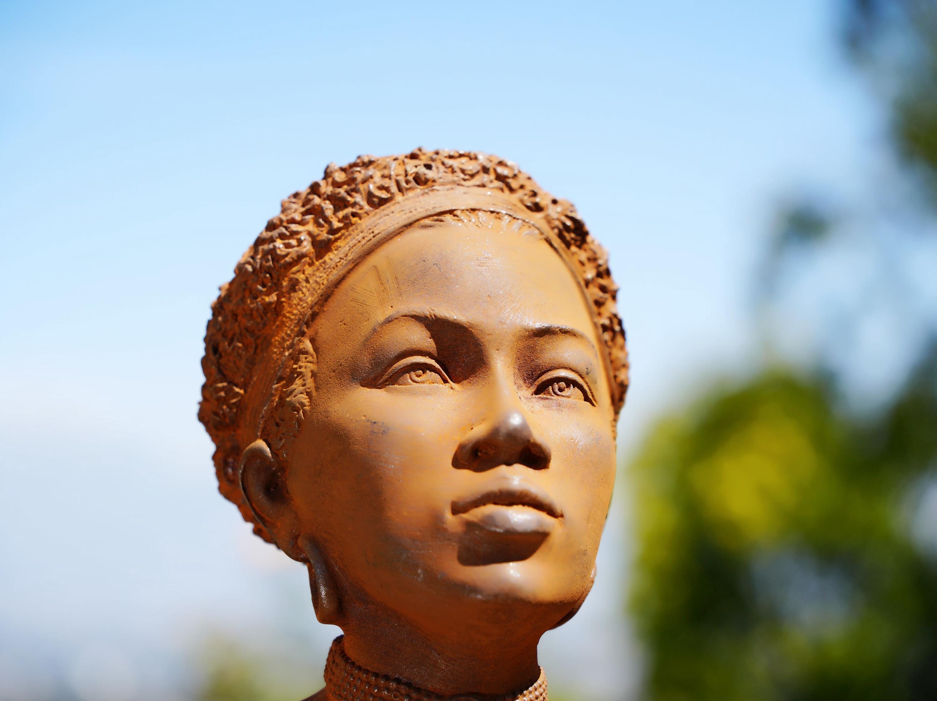 African Woman Bust