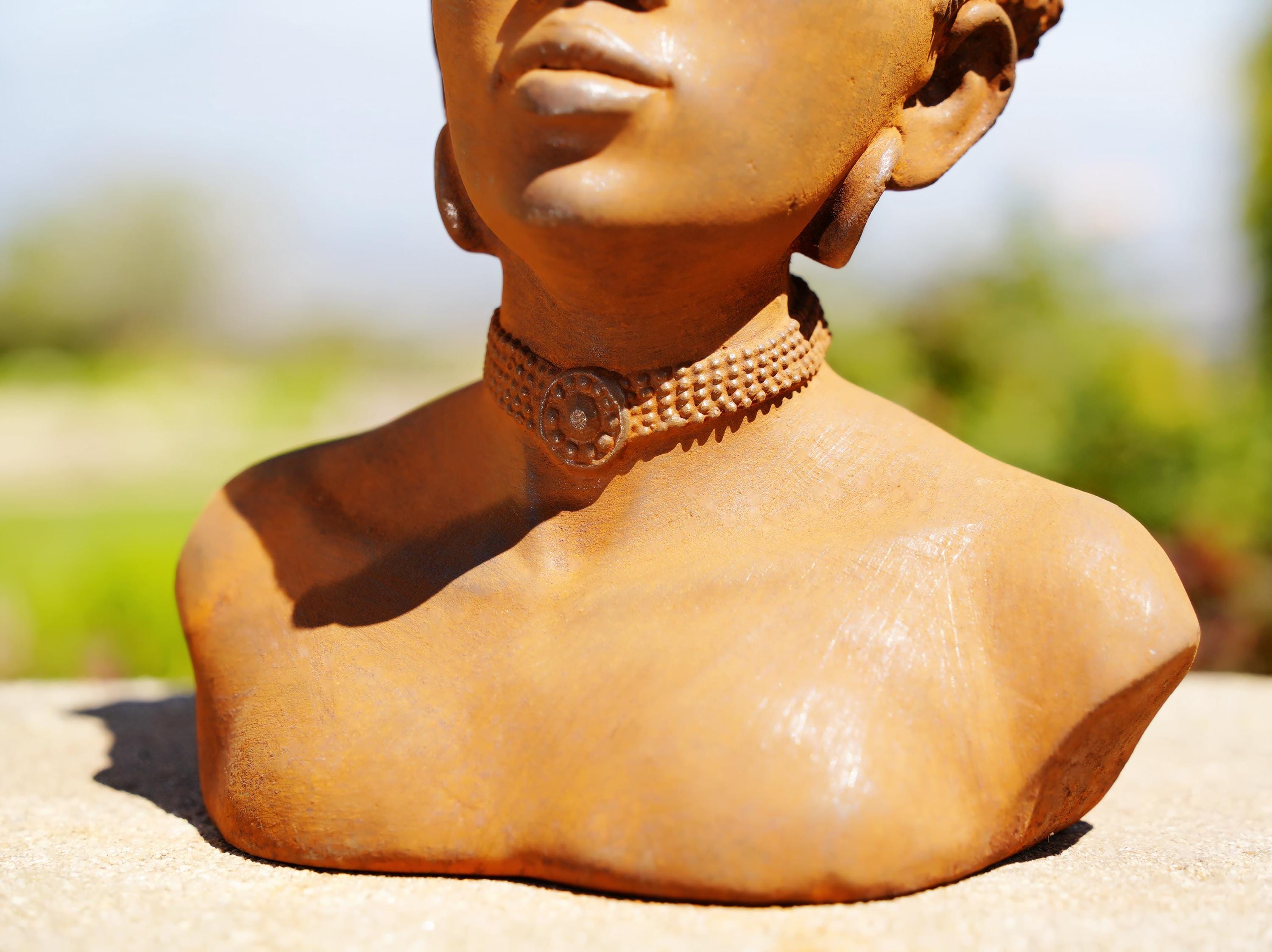 African Woman Bust