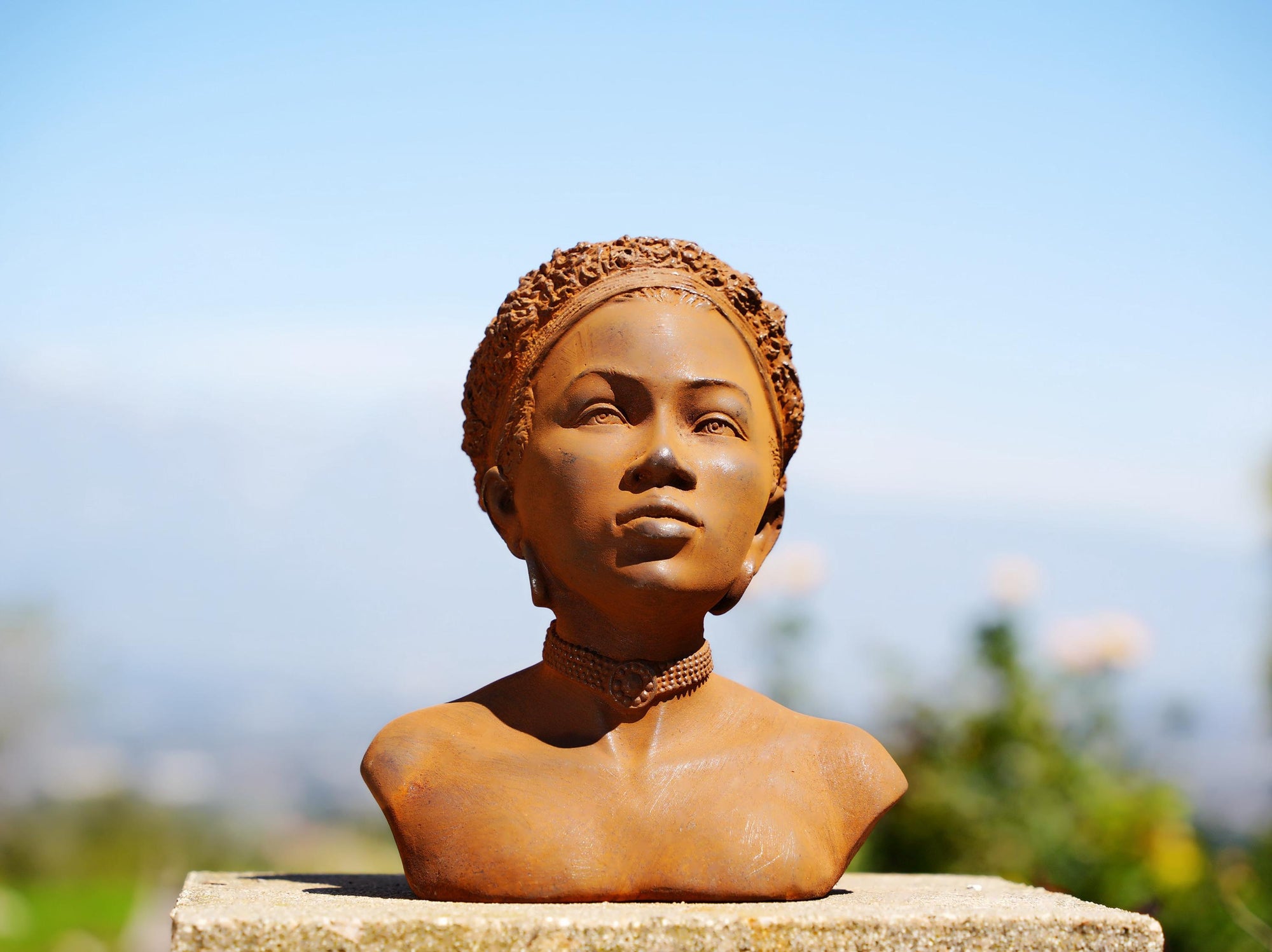 African Woman Bust