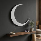 Crescent Moon Metal Wall Art