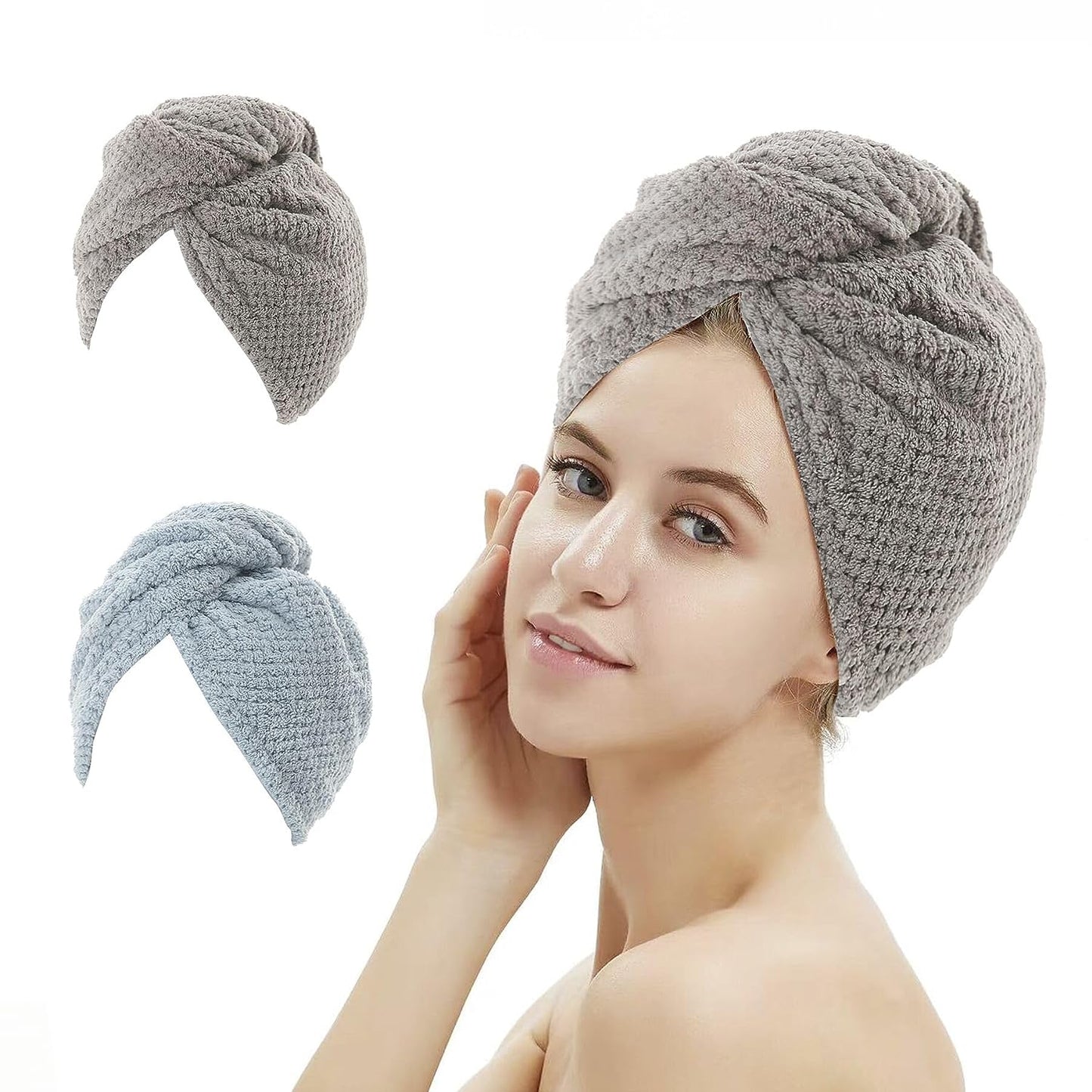 Microfiber Hair Towel Wrap