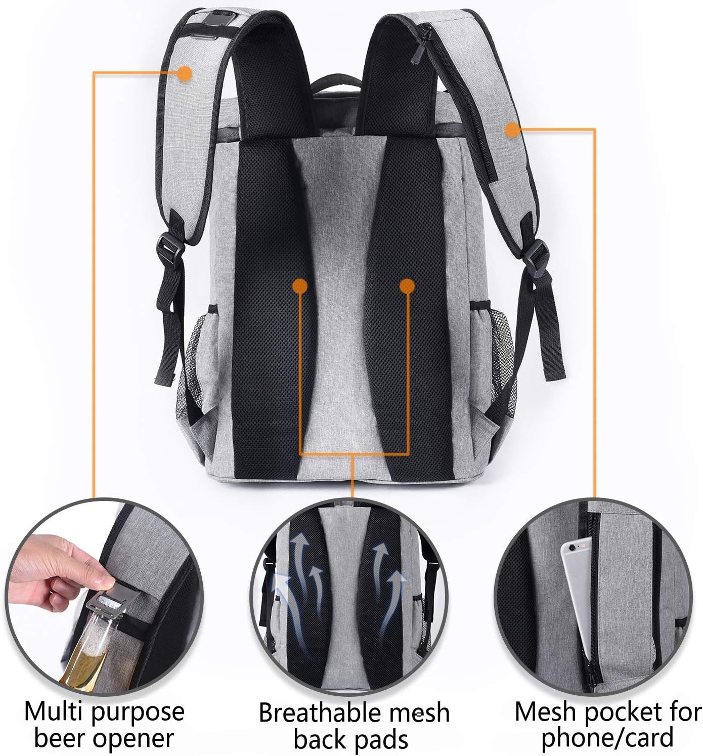 Lightweight Soft Beach Cooler Backpack