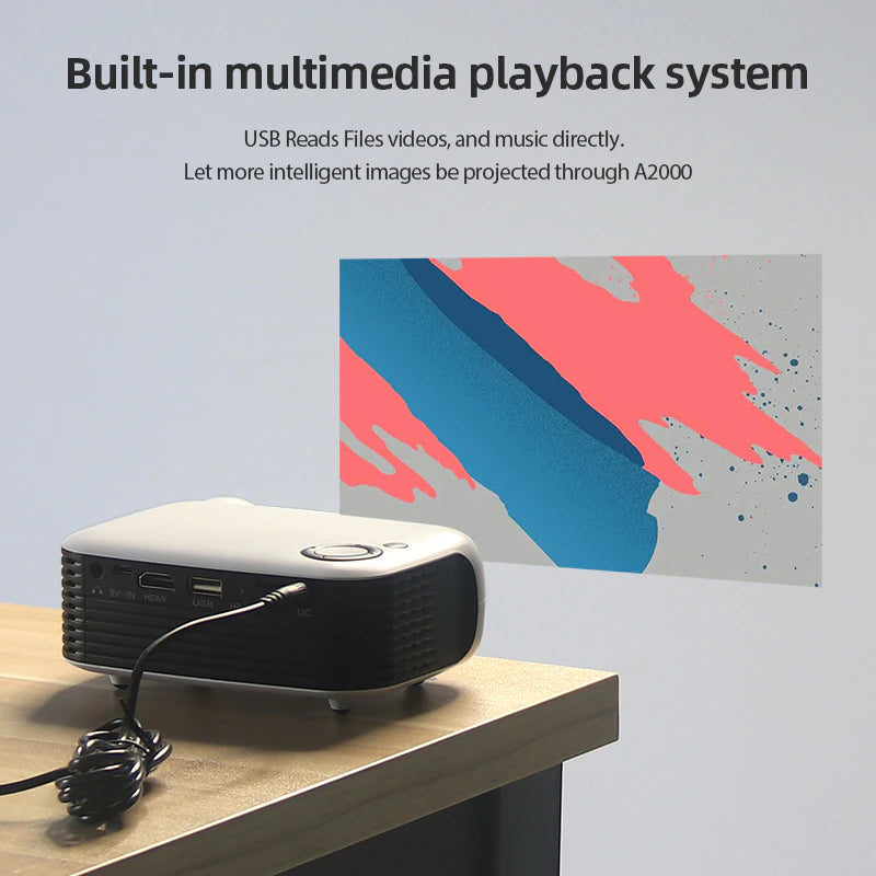 Portable 3D LED Video Projector 