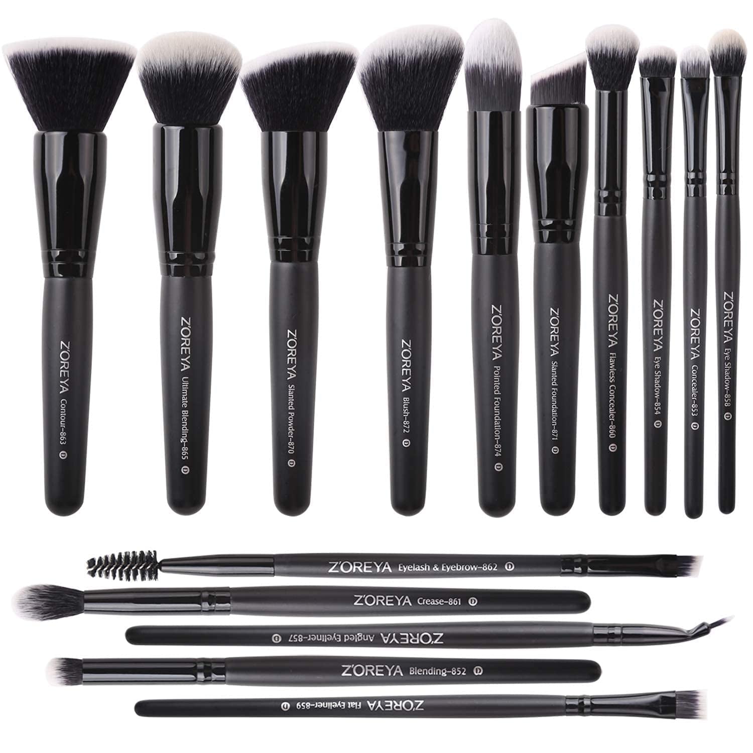 ZOREYA Makeup Brushes 