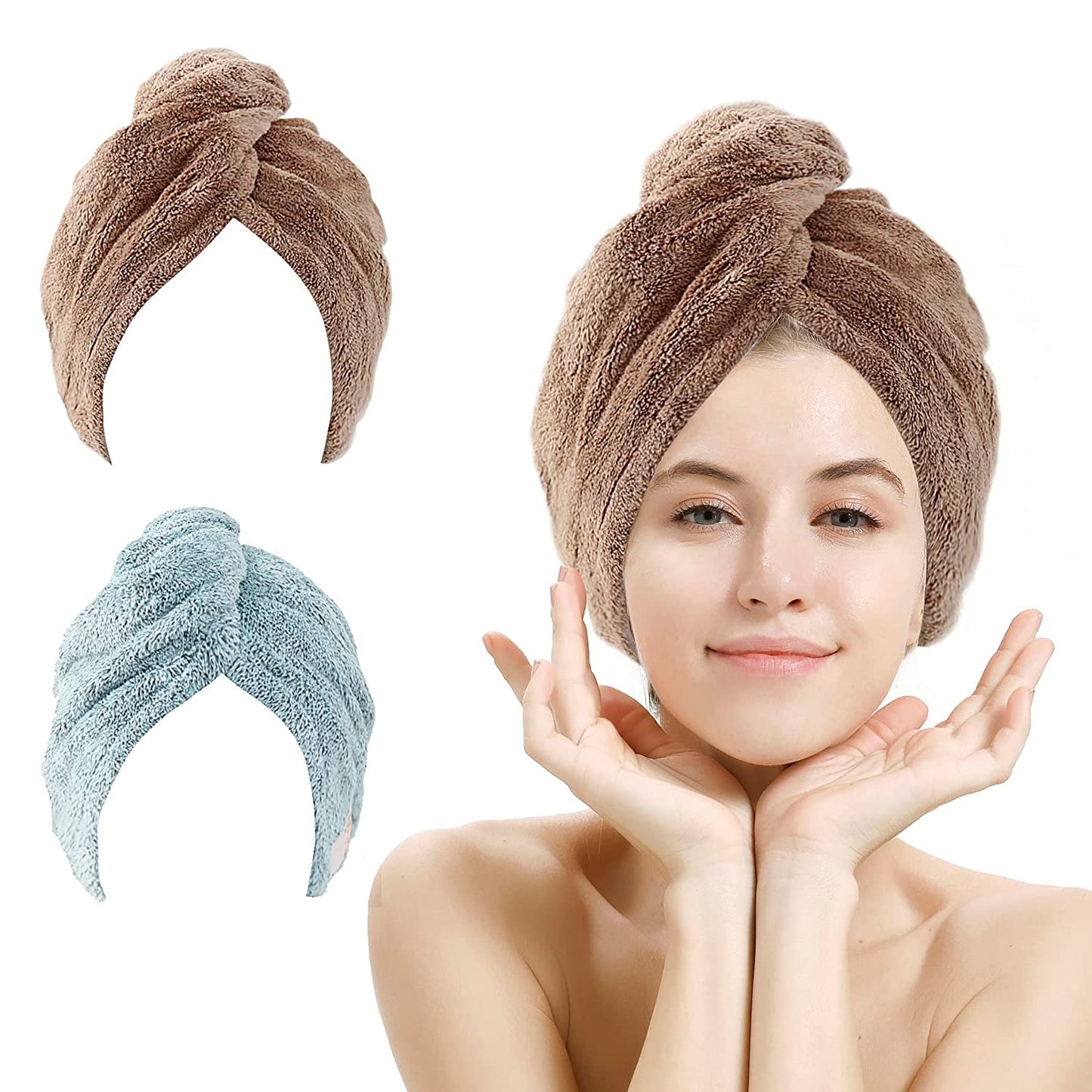 Microfiber Hair Towel Wrap